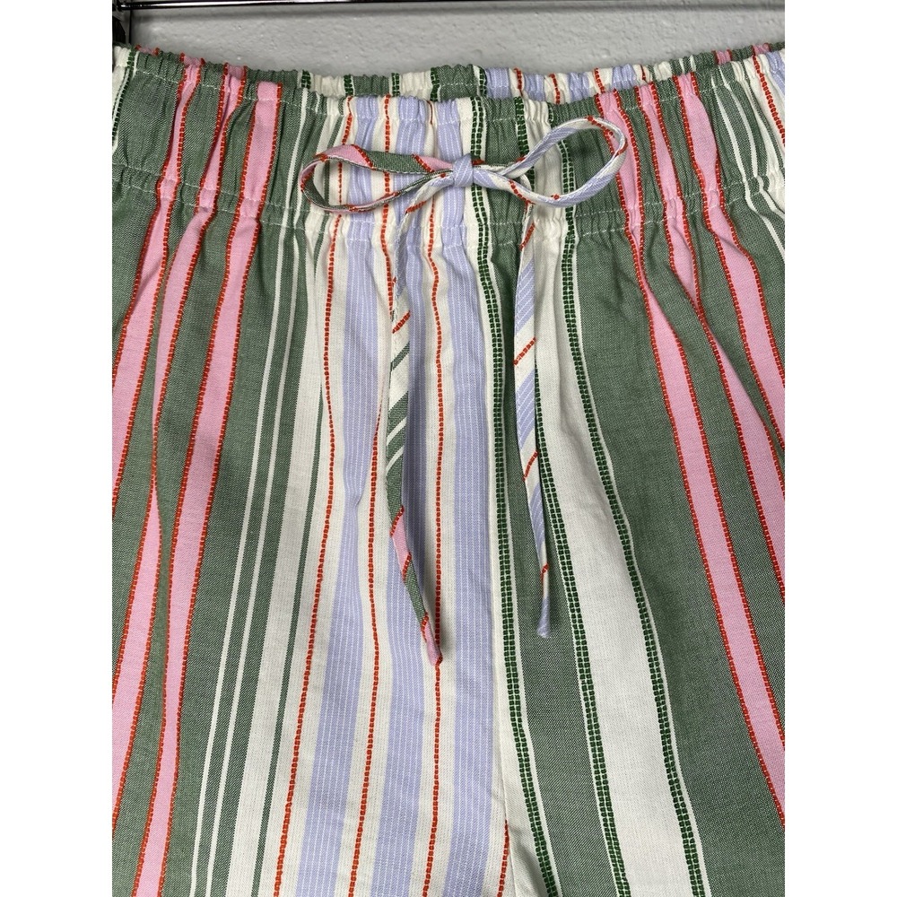 Stine Goya Striped Organic Cotton Set Tie Back Top & High Rise Shorts XXS - Picture 8 of 15